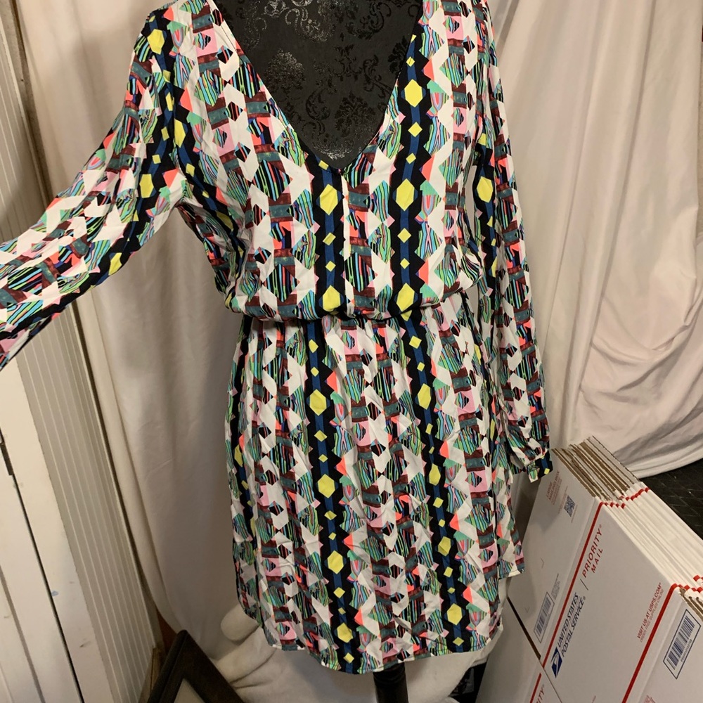 Multi colored short SAGE dress